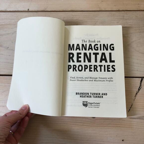 Managing Rental Properties by Heather & Brandon Turner Book - Picture 2 of 3